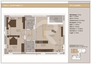 3 camere bloc nou, zona Nerva Traian, metrou Timpuri Noi - imagine 8