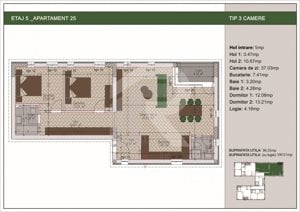 3 camere bloc nou, zona Nerva Traian, metrou Timpuri Noi - imagine 11