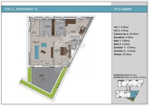 3 camere bloc nou, zona Nerva Traian, metrou Timpuri Noi - imagine 6