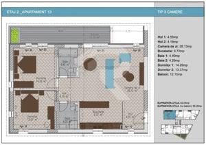 3 camere bloc nou, zona Nerva Traian, metrou Timpuri Noi - imagine 3