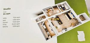 Apartament 2 cam,.Lux, su.64mp. Nou - Prima Inchiriere- Trocadero - imagine 13