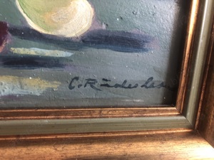 Pictura C. Radulescu - "Cos cu flori" - imagine 2