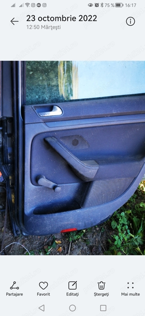 Vand usa dreapta spate si fusta bara spate VW Golf 5 - imagine 2