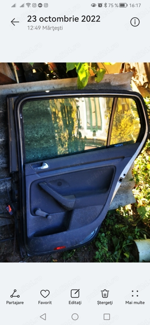 Vand usa dreapta spate si fusta bara spate VW Golf 5 - imagine 6