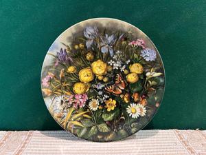 Farfurie decorativa "Am Teich" de colectie, Furstenberg Porzellan, certificat Bradex  