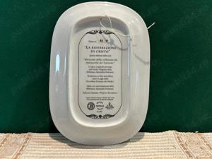 Farfurie decorativa de colectie Bradex  La Risurrezione di Cristo  - imagine 2