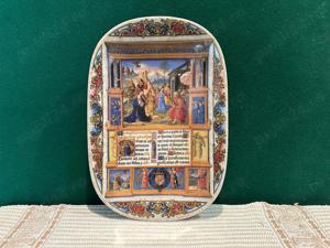 Farfurie decorativa de colectie Bradex  Nascita di Cristo 