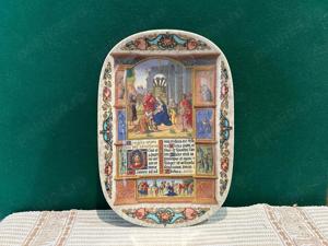 Farfurie decorativa de colectie Bradex  L Adorazione dei Re Magi 