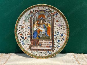 Farfurie decorativa de colectie Bradex  La Purificazione 