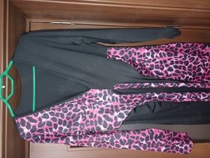 Rochie ocazie culoare lila si negru - imagine 2