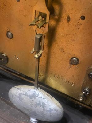 Ceas pendula semineu mecanic - imagine 6