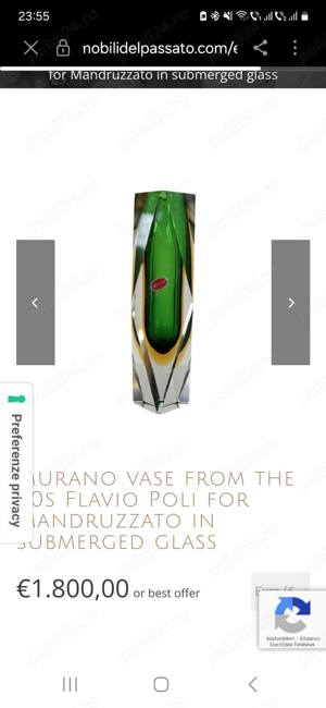 Vaza flori Murano - imagine 3