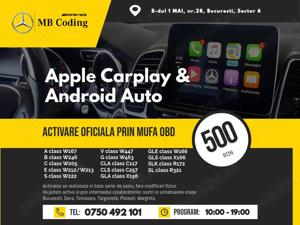Activare Apple Carplay Android Auto Mercedes E C S GLE GLC GLA A B