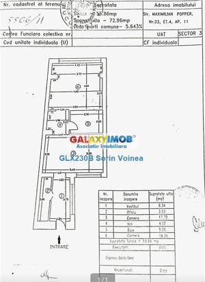 Apartament 2 camere Unirii Traian | centrala proprie | bloc 2009 - imagine 13