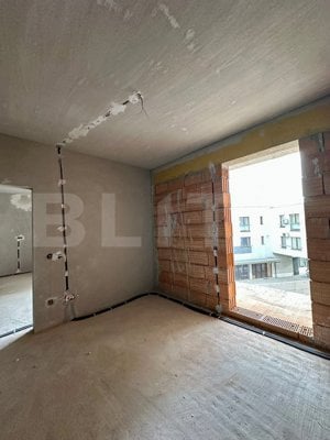 Apartament semifinisat, 2 camere, etaj interemediar, bloc nou  - imagine 4