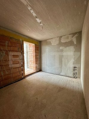 Apartament semifinisat, 2 camere, etaj interemediar, bloc nou  - imagine 3