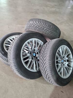 Jante cu cauciucuri de iarna 205/60/16 BMW F30,E90-1500 RON si 2 cauciucuri vara HANKOOK 200 RON/BUC