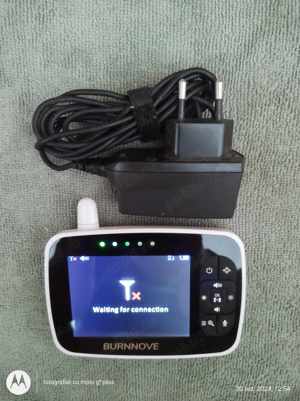 Monitor pentru bebeluși BURNNOVE 3.5 Inch 480P,(Super Ofertă).