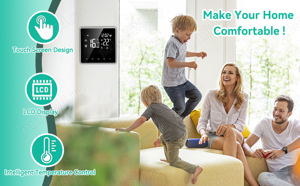 Termostat inteligent WIFI  LCD ME81H 16A,(Super Ofertă). - imagine 4