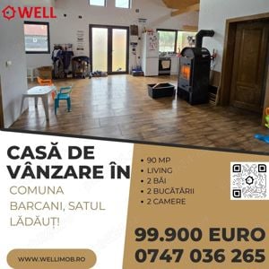 Casă de vânzare în comuna Barcani, satul Lădăuț!