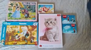 Lot jocuri puzzle - număr diferit de piese