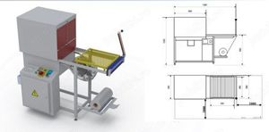 Masina de baxat sticle si borcane in folie termocontractila - imagine 2