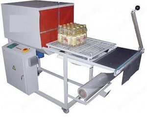 Masina de baxat sticle si borcane in folie termocontractila