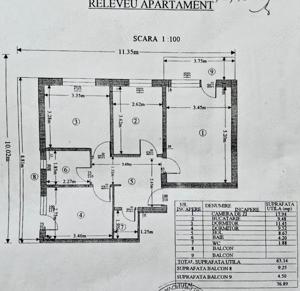 Apartament 3 camere,decomandat,2 bai,centrala termica,aer conditionat - imagine 9