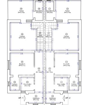 Duplex complet decomandat, cu 4 camere si 2 bai, langa Bucovat - imagine 19