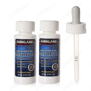 Solutie Kirkland, Creșterea Parului Tratament 2 Luni, Pipeta Originala