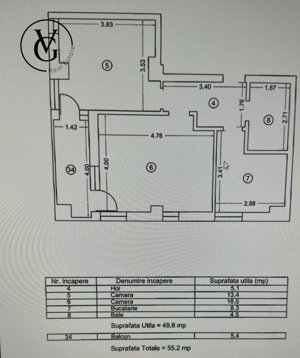 Apartament 2 camere decomandate / Noir Residence  - imagine 8