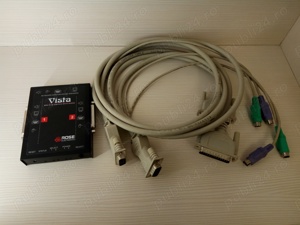 Switch KVM Rose Vista, 2 porturi, VGA+PS2