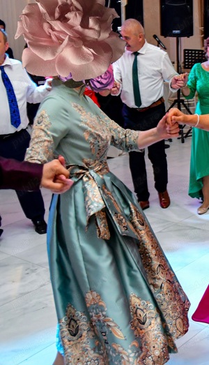 Rochie ceremonie turcoaz  - imagine 5