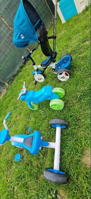 Tricicleta Coccolle + cadouri 3 bicicleta Trotinetă 