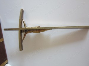 cadou rar bronz Crucifix Cruce bronz Joseph Krautwald 1960 - imagine 3