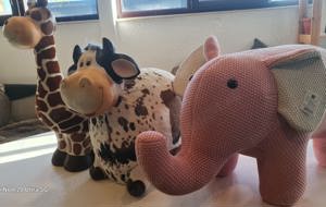 Scaune  decor  Elefant   Văcuță  Girafă