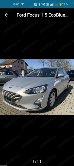 Ford Focus 1.5 diesel, AN- 2020, KM- 175.000. - imagine 9