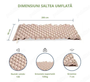 Saltea Antiescare NextFarma cu Compresor silentios 