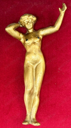 nud din bronz Art Nouveau circa 1900