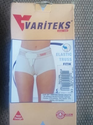 Centura hernie dreapta, mărime reglabila, noua, în cutie. 