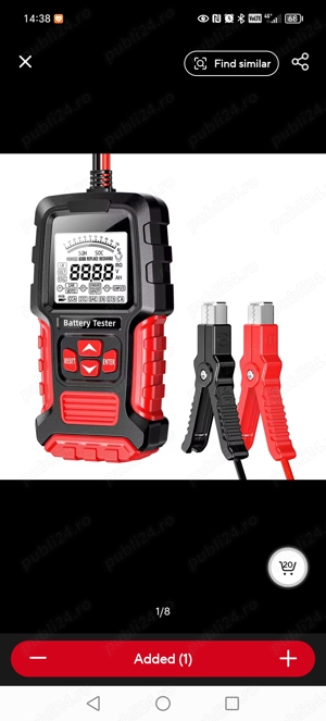 Tester profesional acumulatori - imagine 2