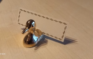 8 Suporți auriți,de masă,mărturii, meniu, loc, nume