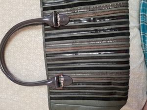 geanta din piele gri