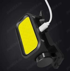 lanterne frontale de cap Ultracob 40w foarte puternice cu acumulator -pescuit mecanici instalatori  - imagine 3