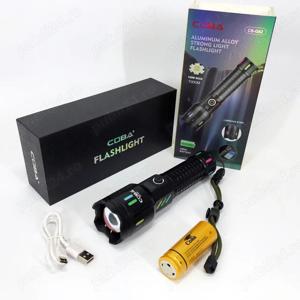 Lanterne metalice led vanatoare pescuit  , zoom , putere mare , raza pina la 800 metri , noi - imagine 3