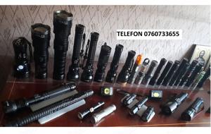 Lanterne metalice led vanatoare pescuit  , zoom , putere mare , raza pina la 800 metri , noi