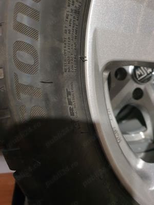 Vând 4 anvelope+jante aliaj noi originale Bmw seria 3 - imagine 2