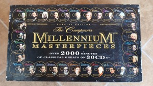 Audiofil: calitate HIFI - Colectie muzica clasica Millenium Masterpieces 30 CD-uri in cutie