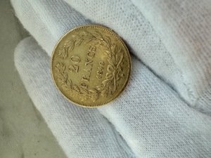 Moneda aur Franta 20 franci  Louis Philippe 6,44 gr - imagine 4