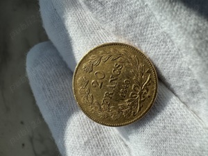 Moneda aur Franta 20 franci  Louis Philippe 6,44 gr - imagine 3